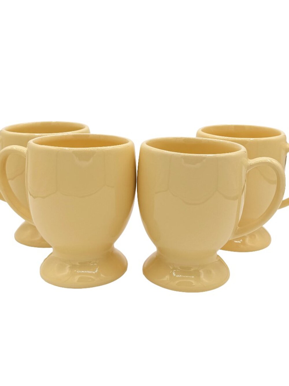Gail Pittman Hospitality Butter Yellow Pedestal Coffee Mug